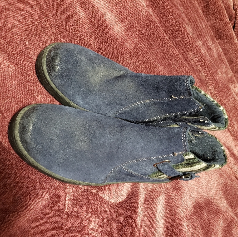 Earth Origins Navy Suede Footwear